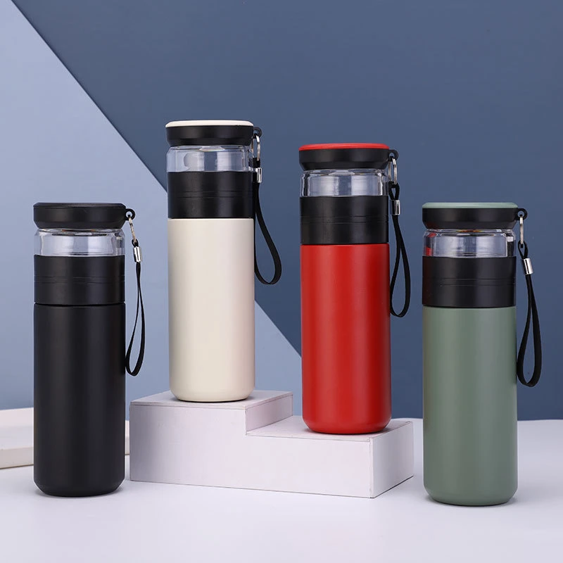 500ml Stainless Steel Vacuum Flask with Tea Separation Cup (SH-VC179)