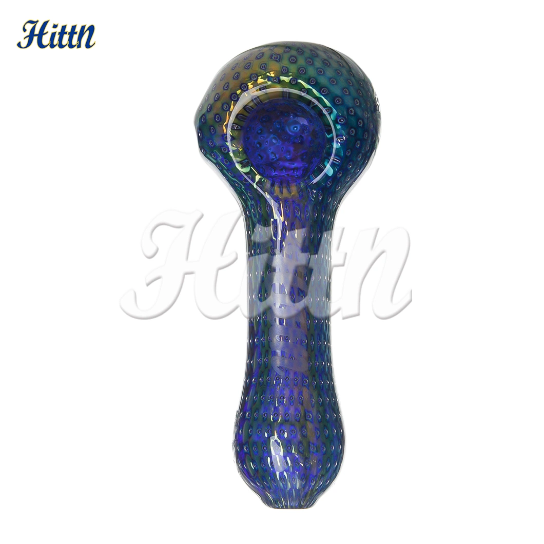 Promoção de Natal Hittn 4.1 polegadas Silver Fumed Hipe Smoking Tubo de água de vidro Lighte Hookah