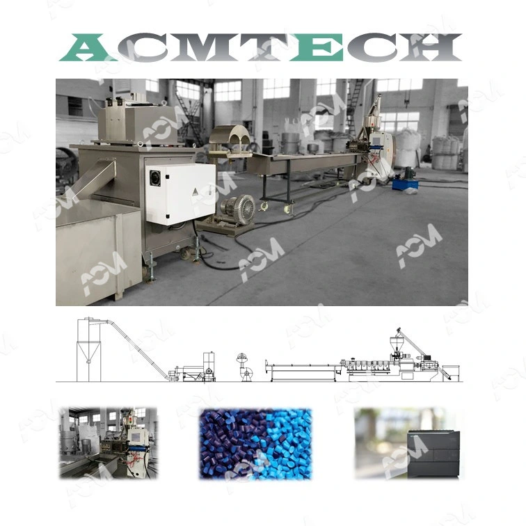 2021 Acm de PVC de alta calidad/PP/PE/Película/bolsa de tejido/botella hojuelas de peletización reciclaje Máquina de rallar