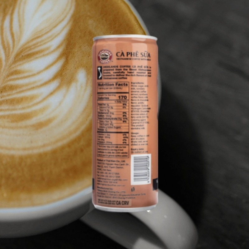 180ml Premium Beverage Eiskaffee in Dosen, trinkbereit Erfrischungsgetränk Latte Coffee