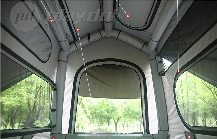 Os fabricantes Unistrengh Carro Inflável Capota de Lona 4WD Glamping Camping tenda no último piso para venda