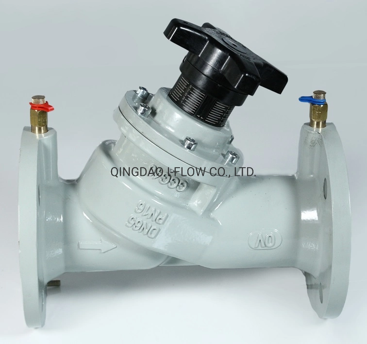 HVAC System Flanged Connection Cast Iron Static Balancing Valve