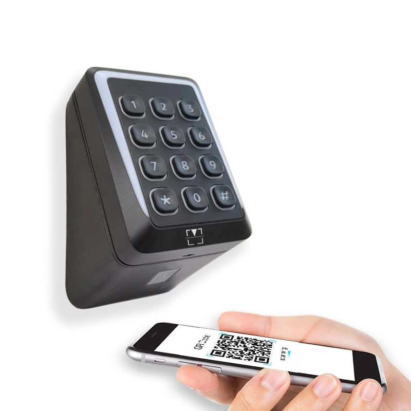 Wiegand Bluetooth RFID ID Card Reader Embedded Qr Code Wall Mounted Access Control Reader