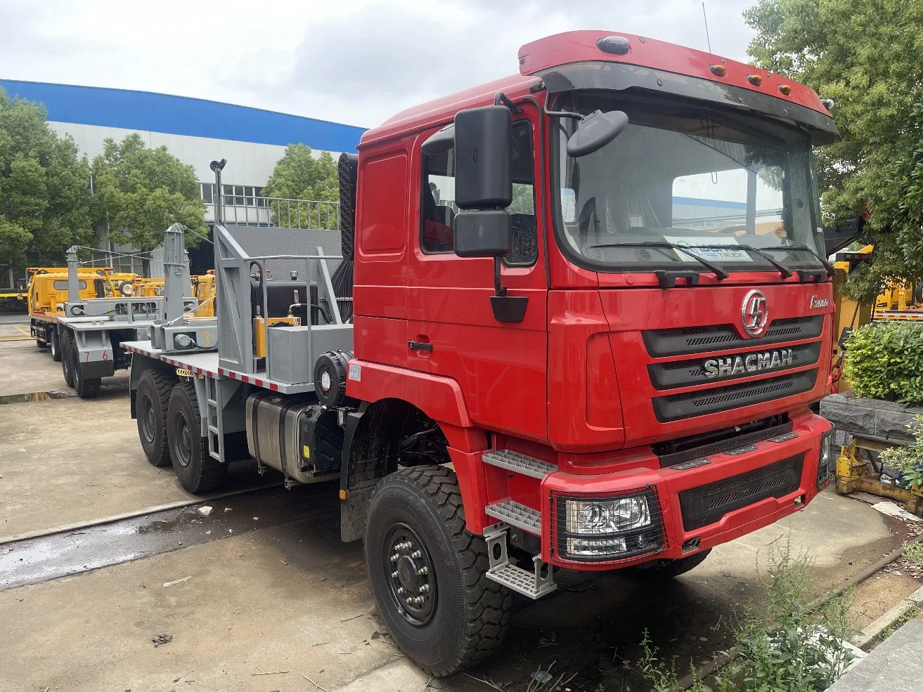 Journal de moteur Diesel Shacman Chariot de transport du bois