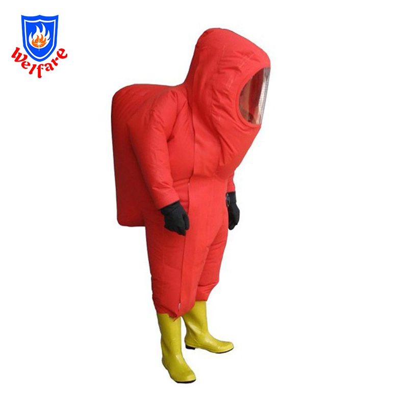 Firemen Emergency Rescue Fully Sealed Anti-Chemical Fire Suit