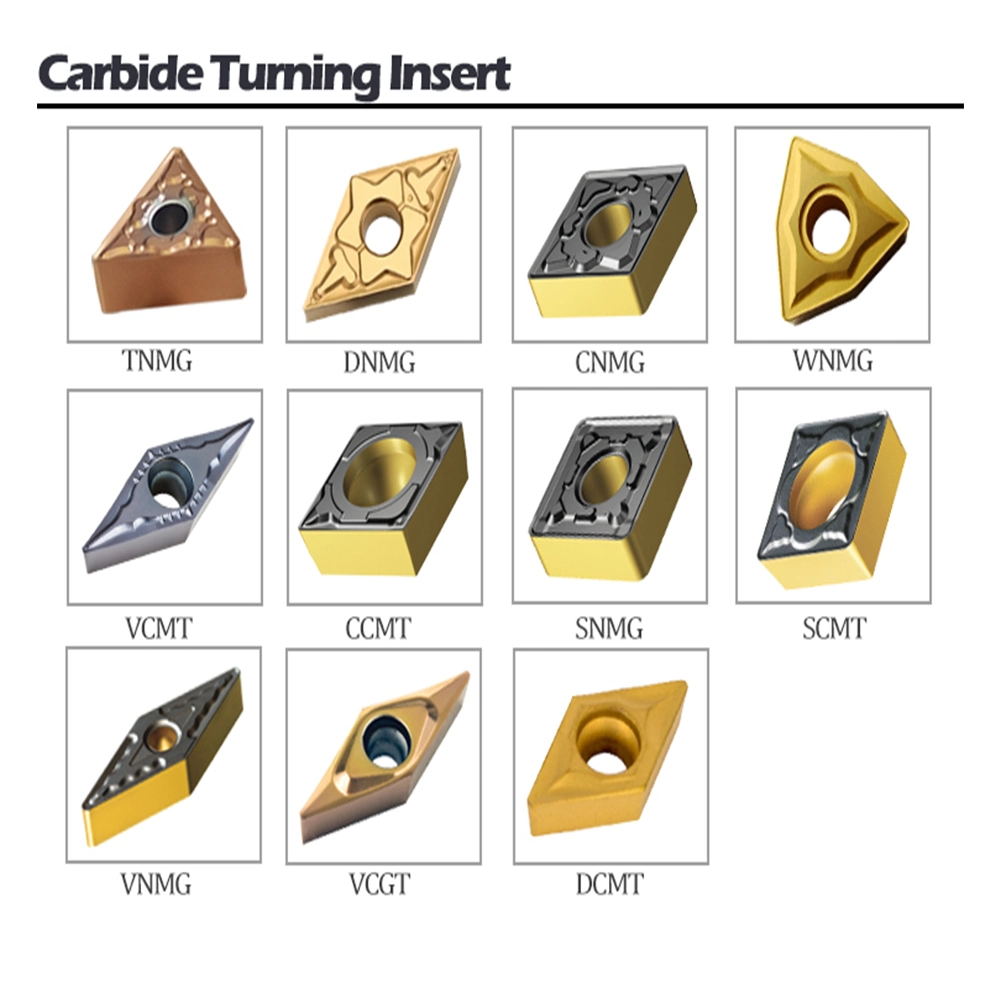 Herramienta de corte de carburo de carburo de tungsteno para torneado/fresado/roscado/ranurado CNC