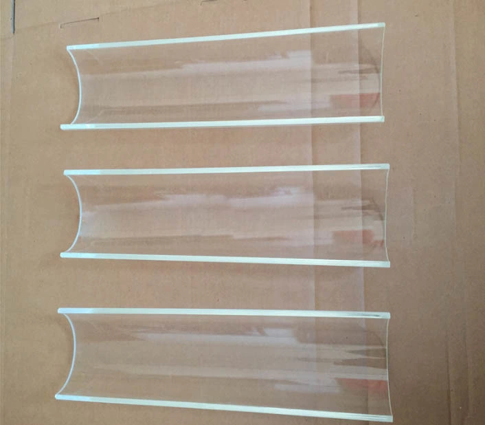 Half Glass Tube and Rod for Lighting Cover