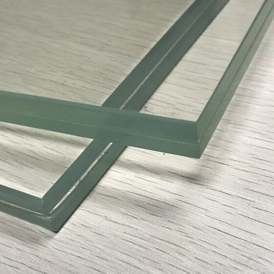 6.38mm 8.76mm 10.76mm Clear/Colored/Milk PVB Blue White Frosted Thoughened Lamianted Glass Safety Glass for Building Curtain Wall Windows Doors