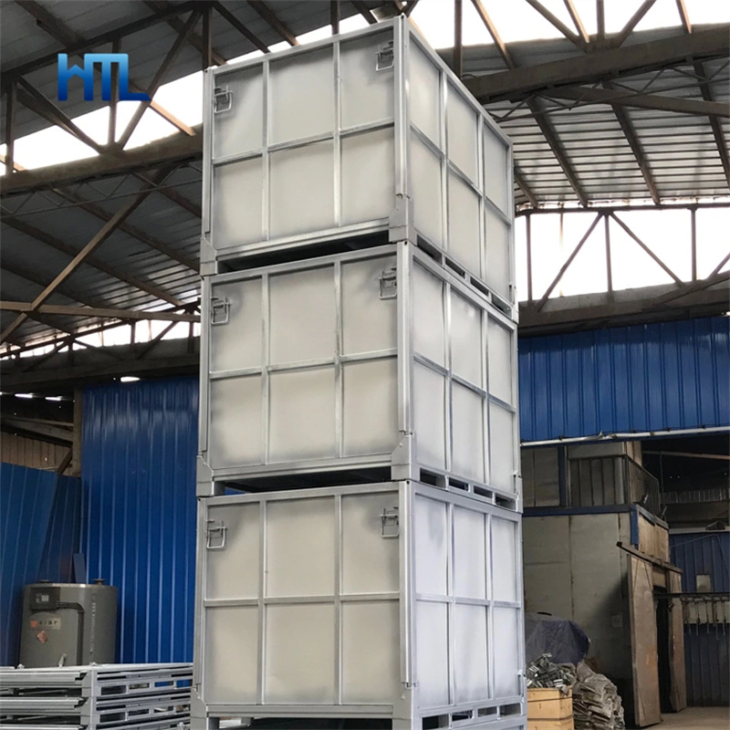 Wholesale/Supplier High quality/High cost performance Warehouse Materials Handling Foldable Steel Box Pallet