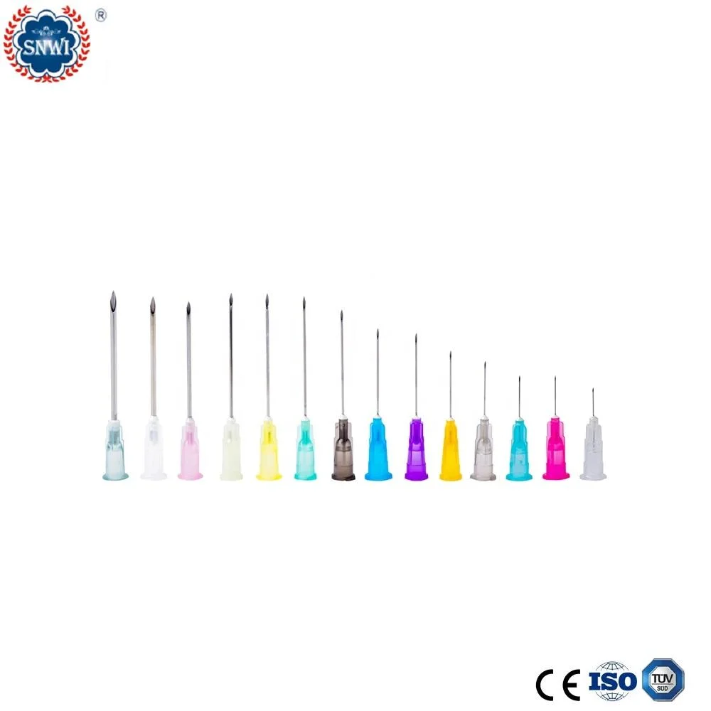 CE ISO Approved Disposable Sterile Irrigation Infusion Hypodermic Medical Injection Syringe Needles