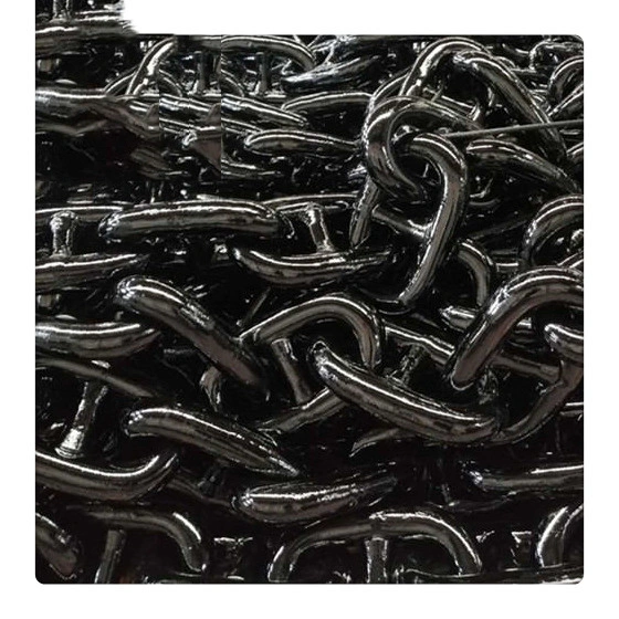 Black Good Quality Stud Link Mooring Ship Anchor Chain