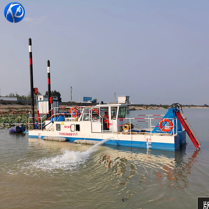 Bateau de désilage de port River bateau à pompe à sable bateau d'aspiration de sable Bateau de forage de sable bateau d'aspiration