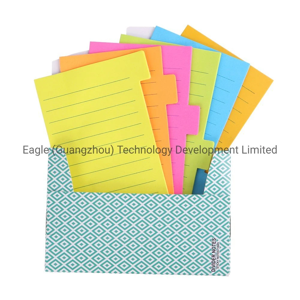 Eagle Stationery Divide Notes with Plastic Cover