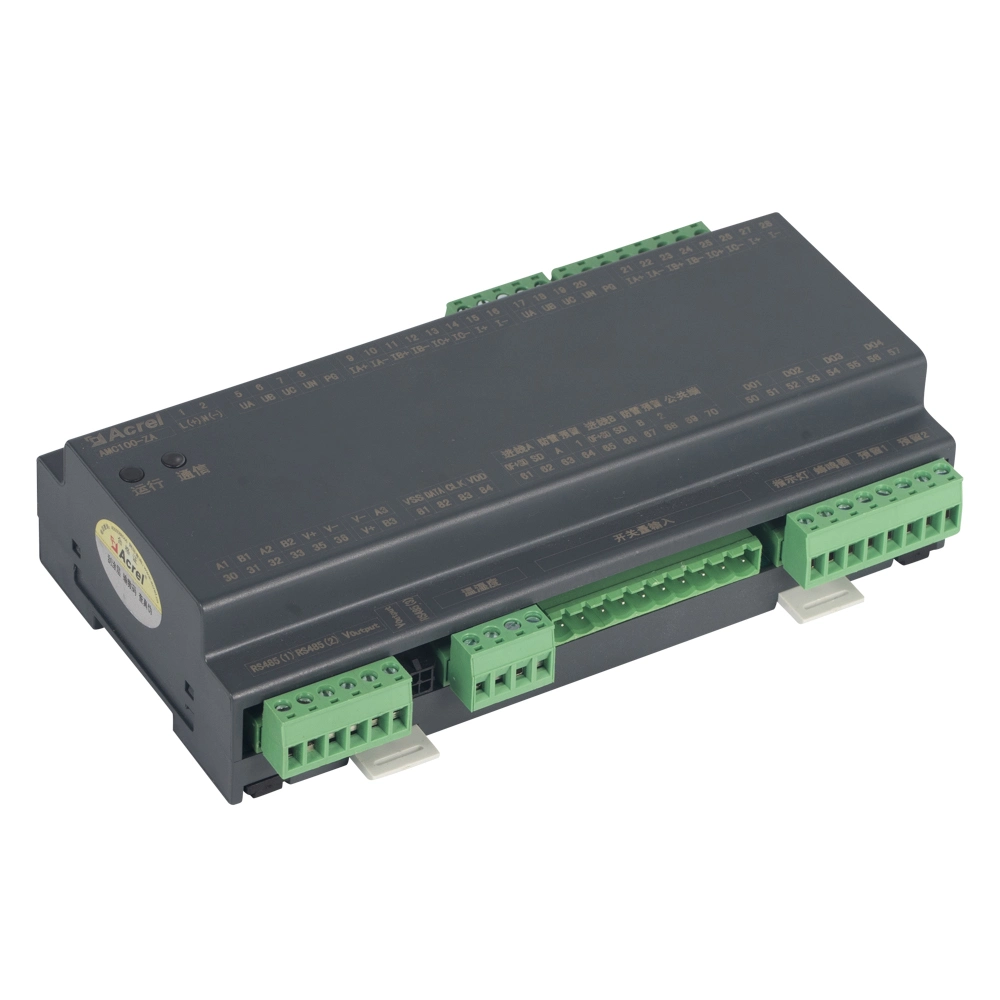 Acrel Amc100-ZA Data Center IDC Canais principais Controle de Interruptor AC Medidor de potência de fuga de temperatura RS485 Modbus-RTU