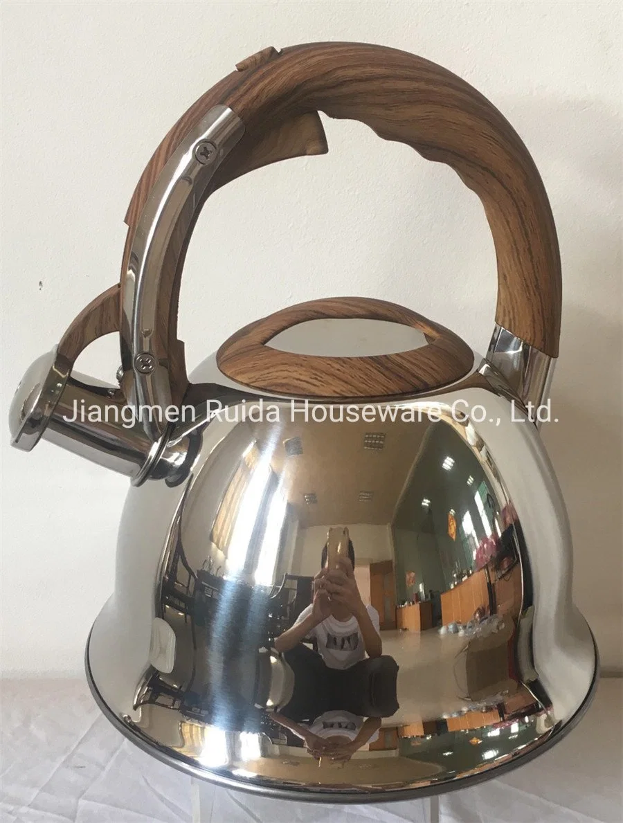 Manufacturer for 3.0L Stainless Steel Whistling Tea Kettle in Soft Touch Handles Teapot in Big Capacity