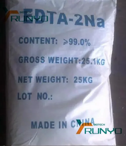 EDTA 2na Ethylene Diamine Tetraacetic Acid Disodium Salt for Sale CAS 6381-92-6