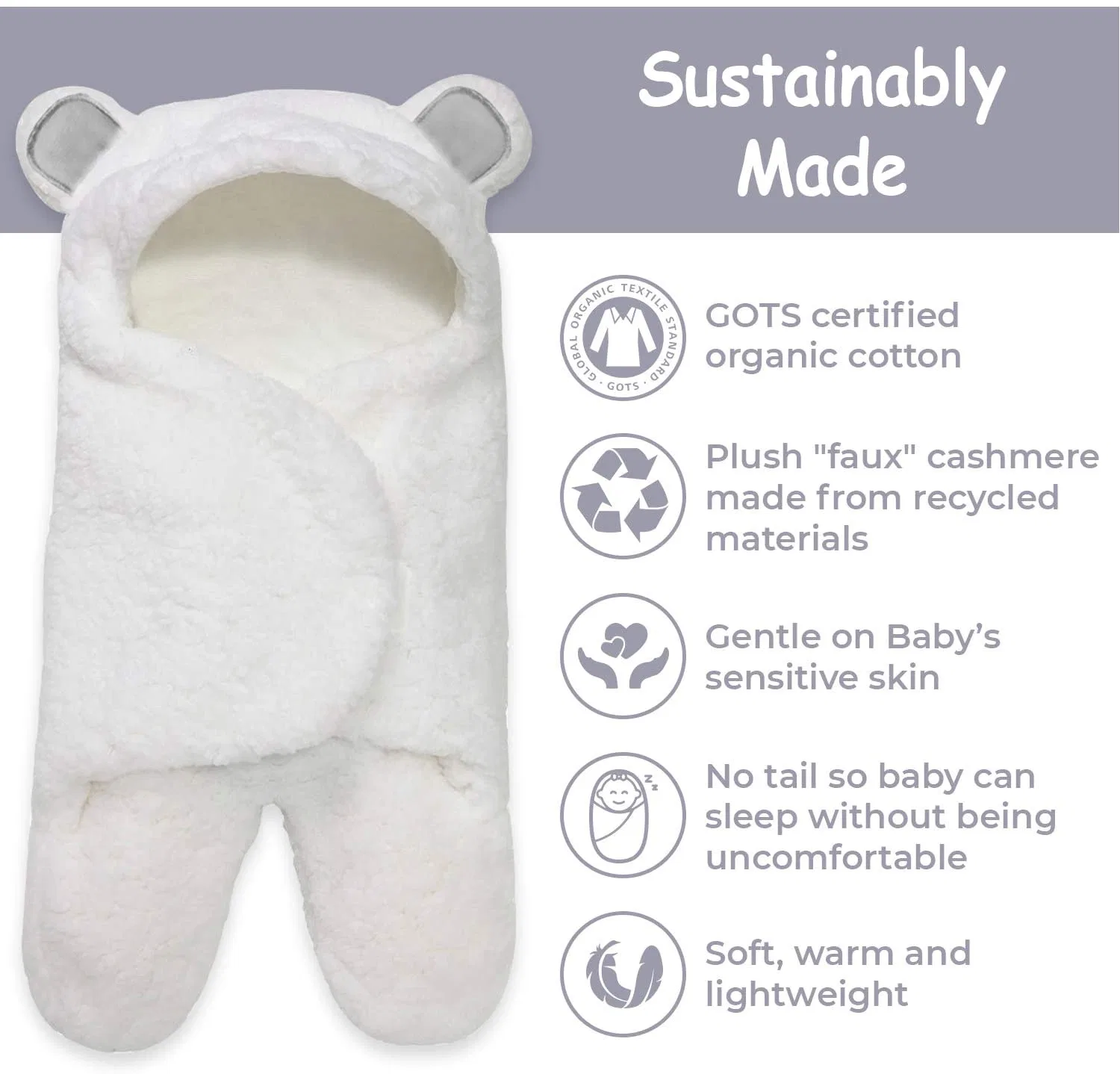 Нести малыша Swaddle одеяло Wrap Cute новорожденных несут Onesie Мягкий основных носимые Swaddling получает одеяло шикарные идеально подходит для грудных детей