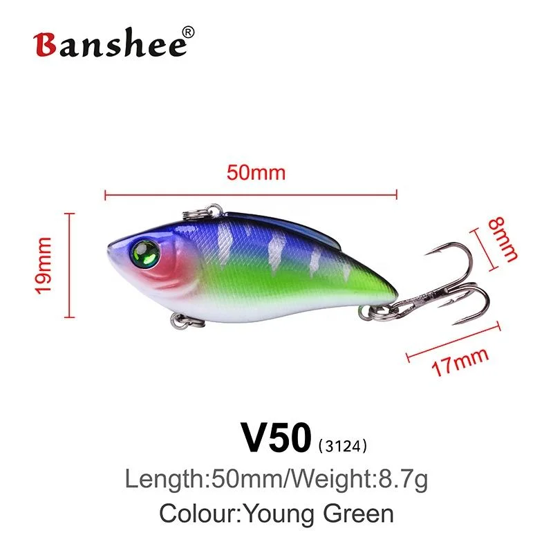 Classic Lipless Crankbait Vib Hard Plastic Fishing Lure Wholesale/Supplier Fishing Tackle Fishing Equipment