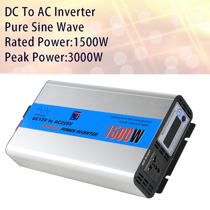 12V Power Inverter 1500W 1.5kw Electric Inverter for Home Use