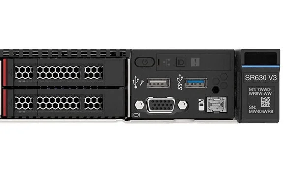 Thinksystem Sr630 V3 Rack Server 1u Intel Xeon DDR5 Memory Pcie Nvidia GPU SSD HDD Original New Stock Servers for Lenovo