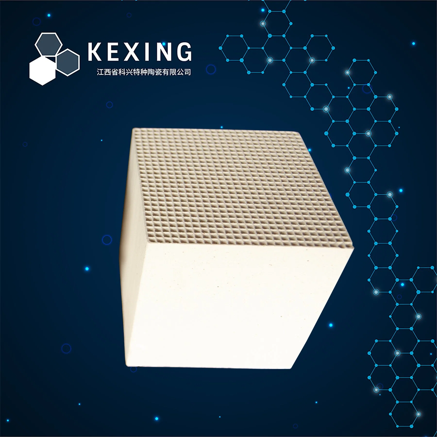 Zirconia Corundum	Honeycomb Ceramic Regenerator	100X100X100mm	Square Cell 2mm	Steel, Forging & Smelting Furnace	107