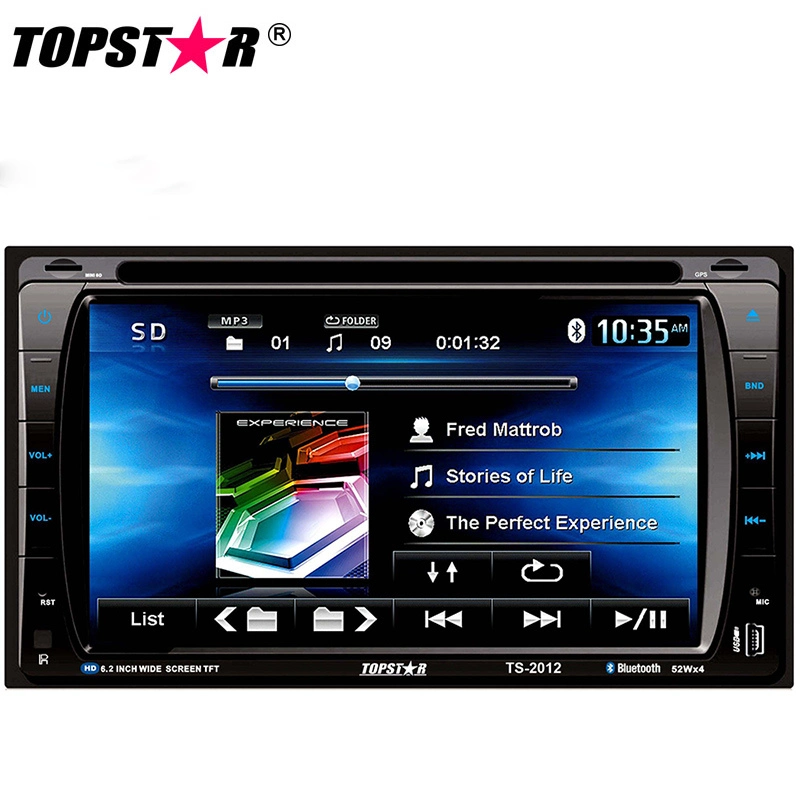 6,2inch 2 DIN Auto DVD-Player TS-2012