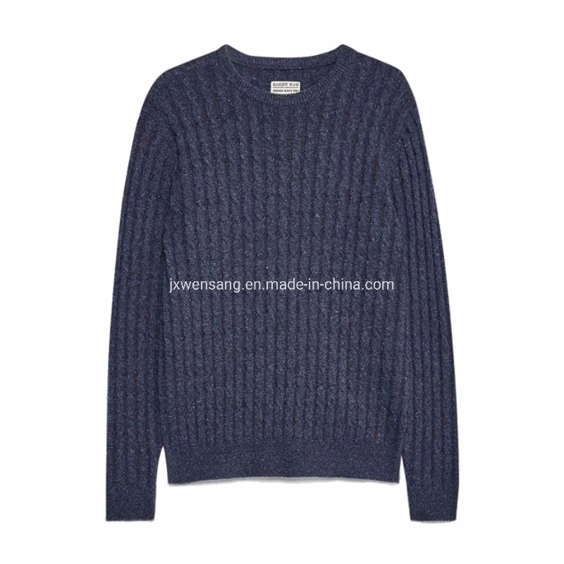 Merino Men's Pullover 100% Australian Natural Merino Wool Knitted Classic Crew Neck Jumper Sweater