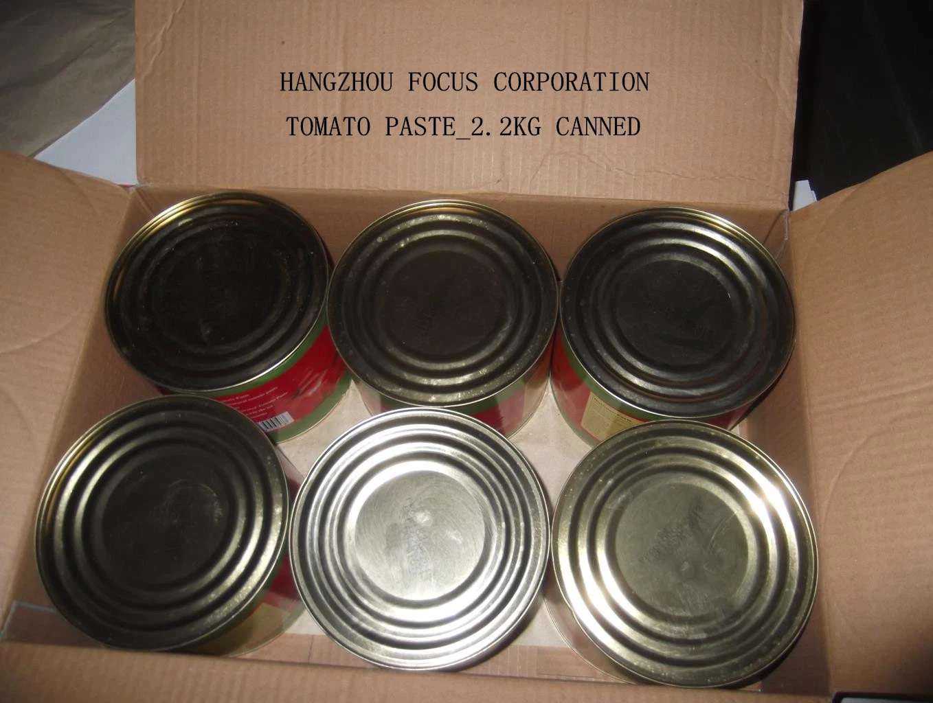 28-30% pasta de tomate em conserva Brix 2200g Colagem de tomate concentrado dupla