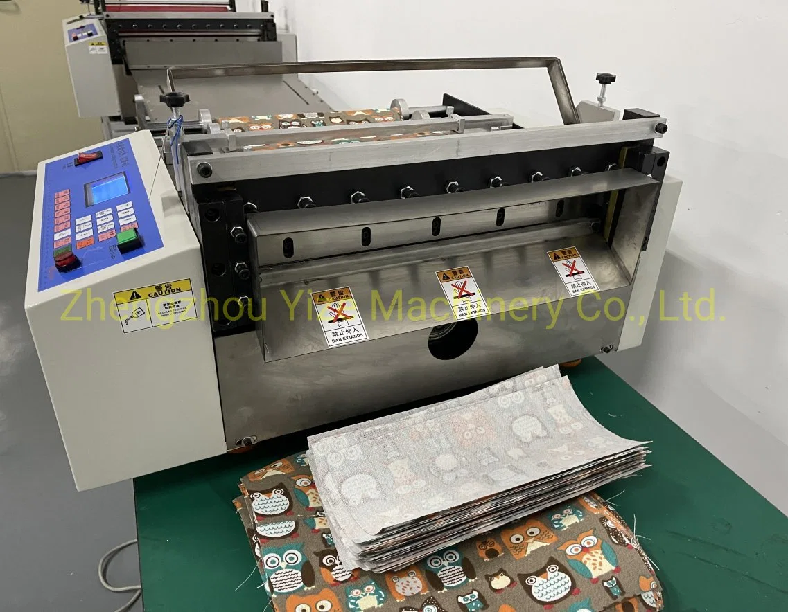 Automatic EPE Foal Vinyl Heat Transfer Paper Roll to Sheet Slitter Cutter Across Cutting Machine