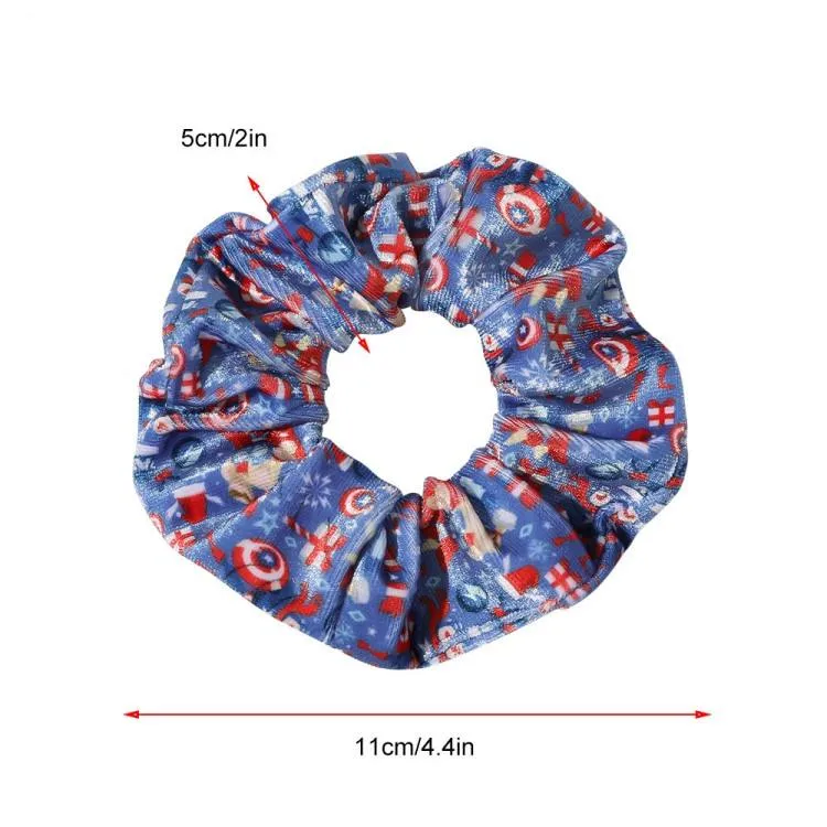 Fashionable High quality/High cost performance  Floral Style Hair Scrunchies for Girls Soft Chiffon Flower Hair Ties Scrunchies for Women