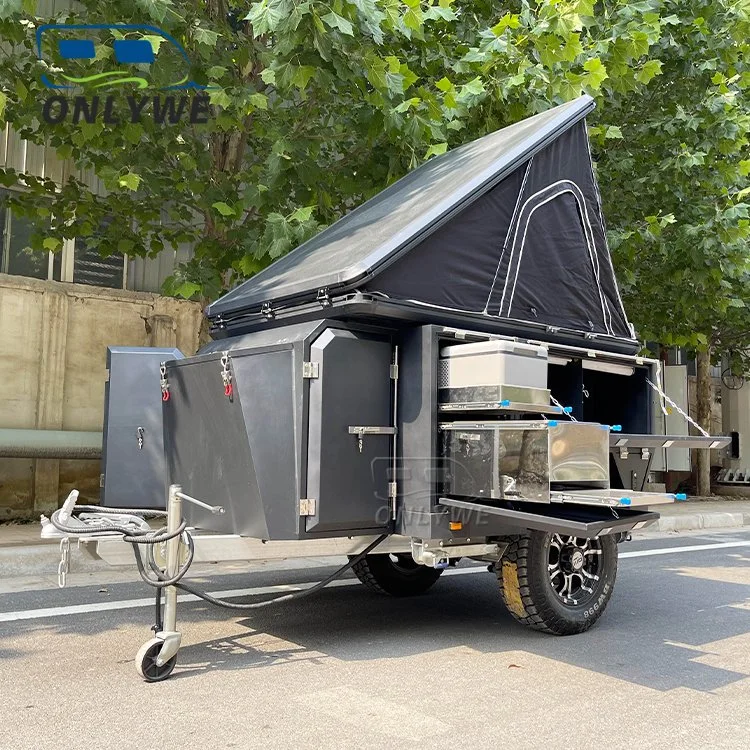 Onlywe خارج الطريق Camping كارافان البوب مقطورة كامبرز صغيرة مقطورة صغيرة الحجم للسفر