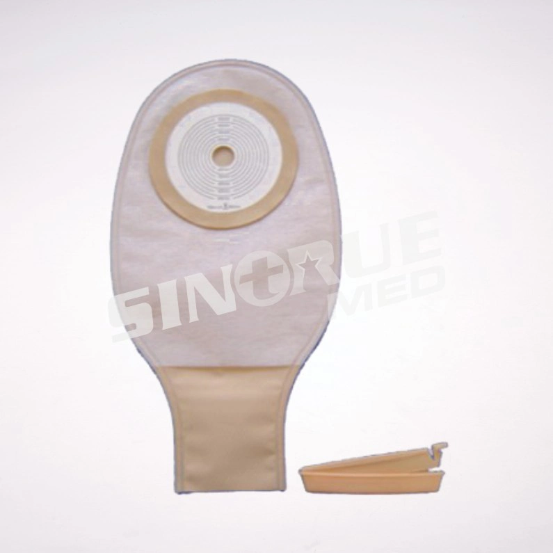 PVC Wholesale/Supplier Disposable Glue Pan Type Medical Ostomy Bag