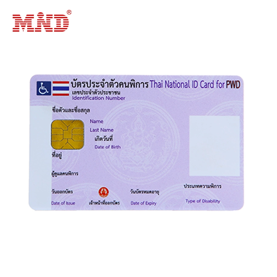 PVC Smart Blank Card with Magnetic Stripe Fluerescent Security and Contact Chip