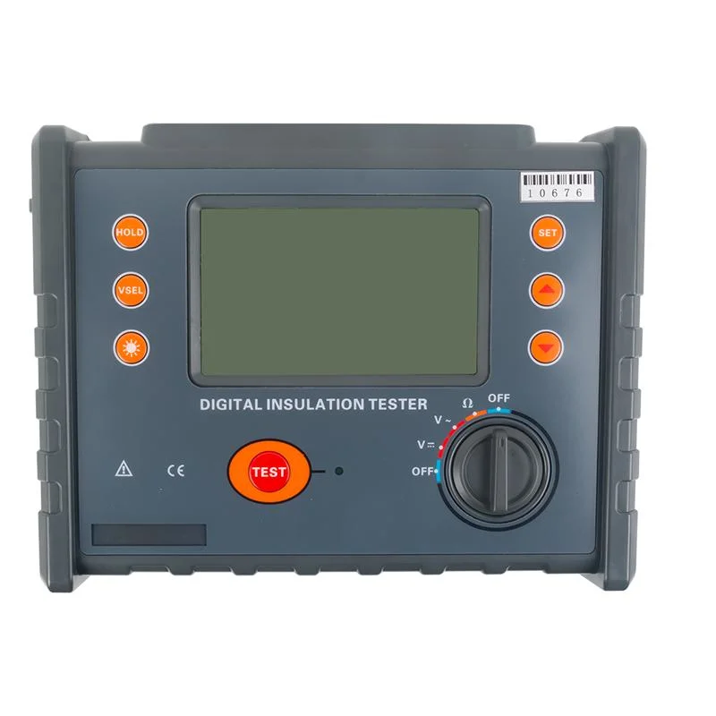 2500V High Power Digital High Voltage Insulation Resistance Tester Megger Automatic Display