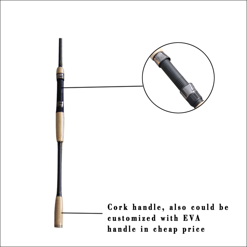 5'6''/6'6''/7'0''/8'0''/9'0''/10'0'' Carbon Light Travel Spinning Fishing Rod