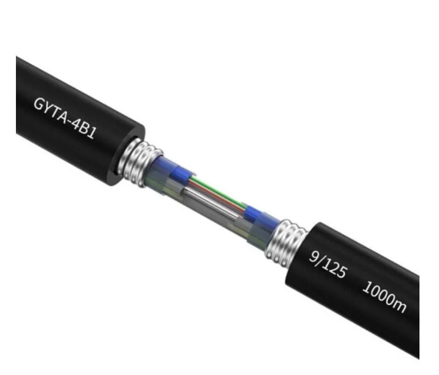 Outdoor Fiber Optic Cable 12 Core Communication Underground Single-Mode Optical Cable