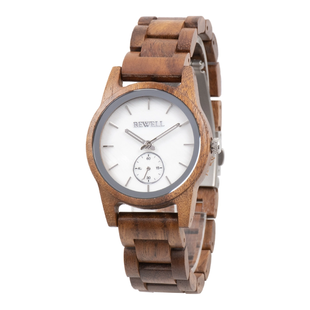 Luxury Bewell Ladies Wrist Watch Custom Wooden Watch with Private Label for Women Relogio Masculino