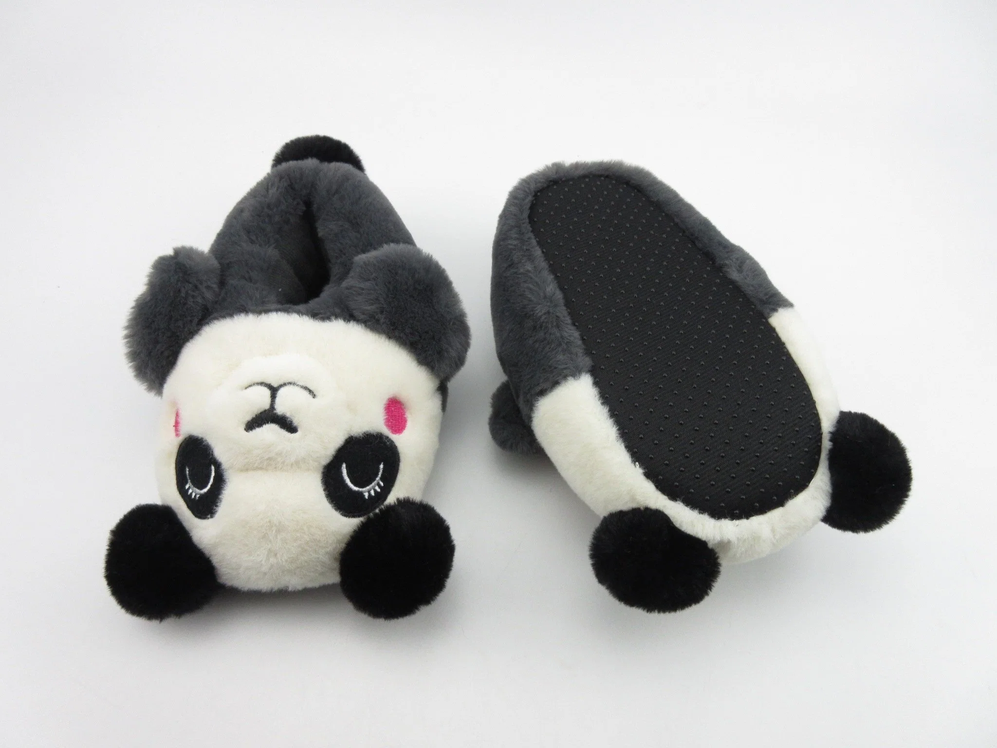 Indoor Plüsch Schuhe Niedlich Neuheit Schuhe Custom Spielzeug Panda Tier Slipper