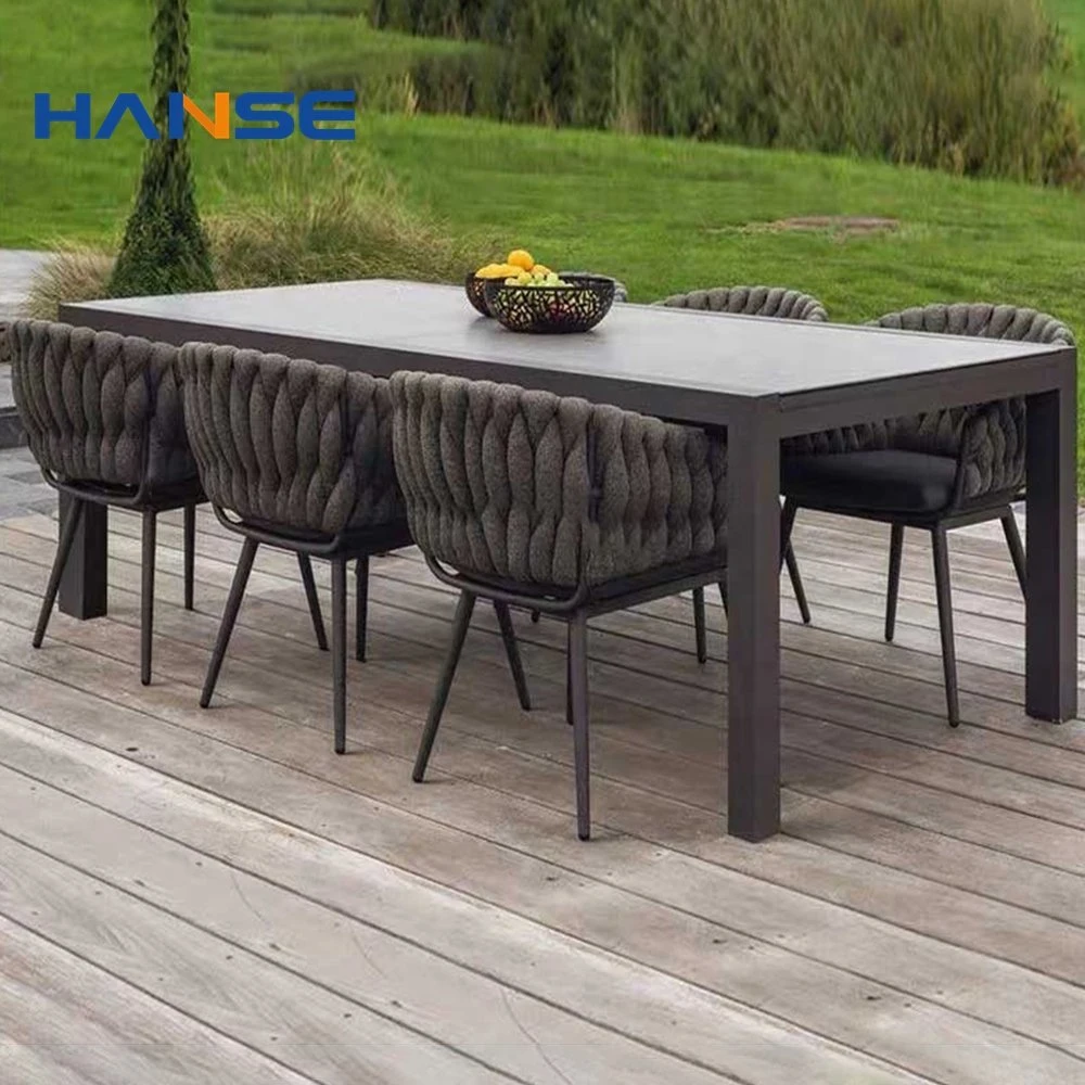 Best Garden Teak Round Table and Armchairs Customized Dimension Patio Dining Set Outdoor Garden Furniture