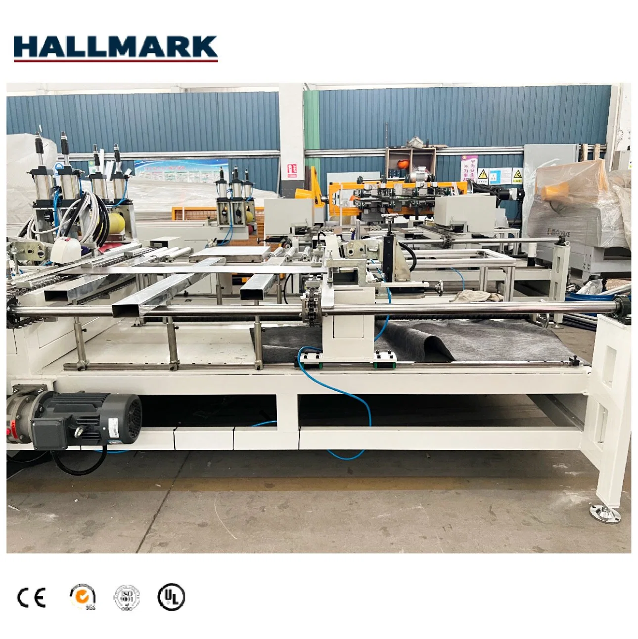 Hallmark High quality/High cost performance  New Type V Shape Groove Coating Machine for Spc Flooring Making