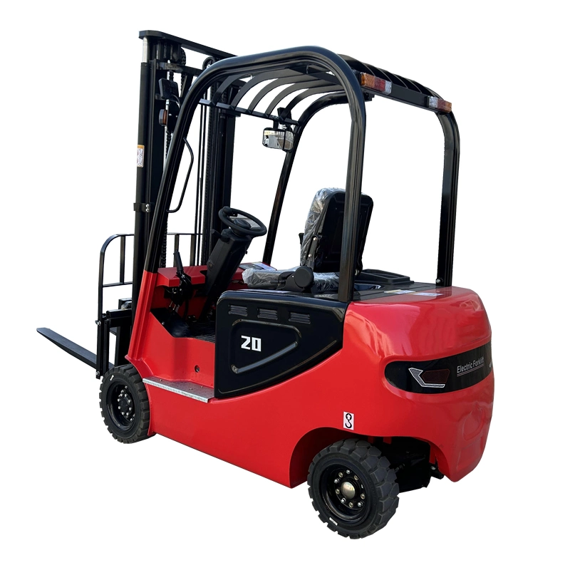 2.0 Ton Electric 4 Four-Wheel Battery High Efficiency Electric Forklift Truck