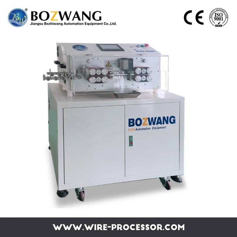 Computerized Full Automatic Cable Wire Terminal Cutting and Stripping Machine for 50mm2 New Energy