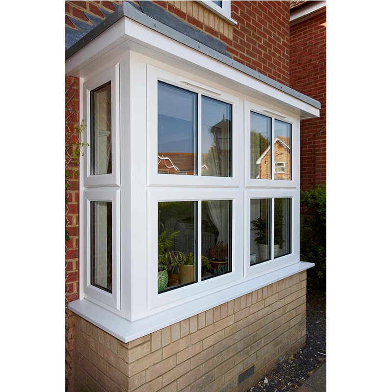 Most Popular Original Factory Price UPVC House Doors Windows 3 Panel Triple PVC Window