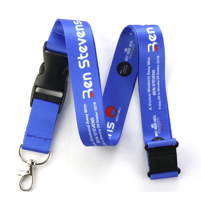 Lanyards Custom Polyester Lanyards Full Color Printing Neck Straps with Logo Custom Keychain with Card Holders Approval Factory