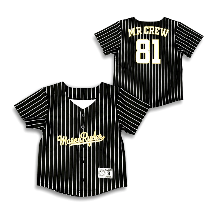 Maillot de baseball personnalisé avec logo brodé, design de sublimation, chemise de baseball pour hommes.