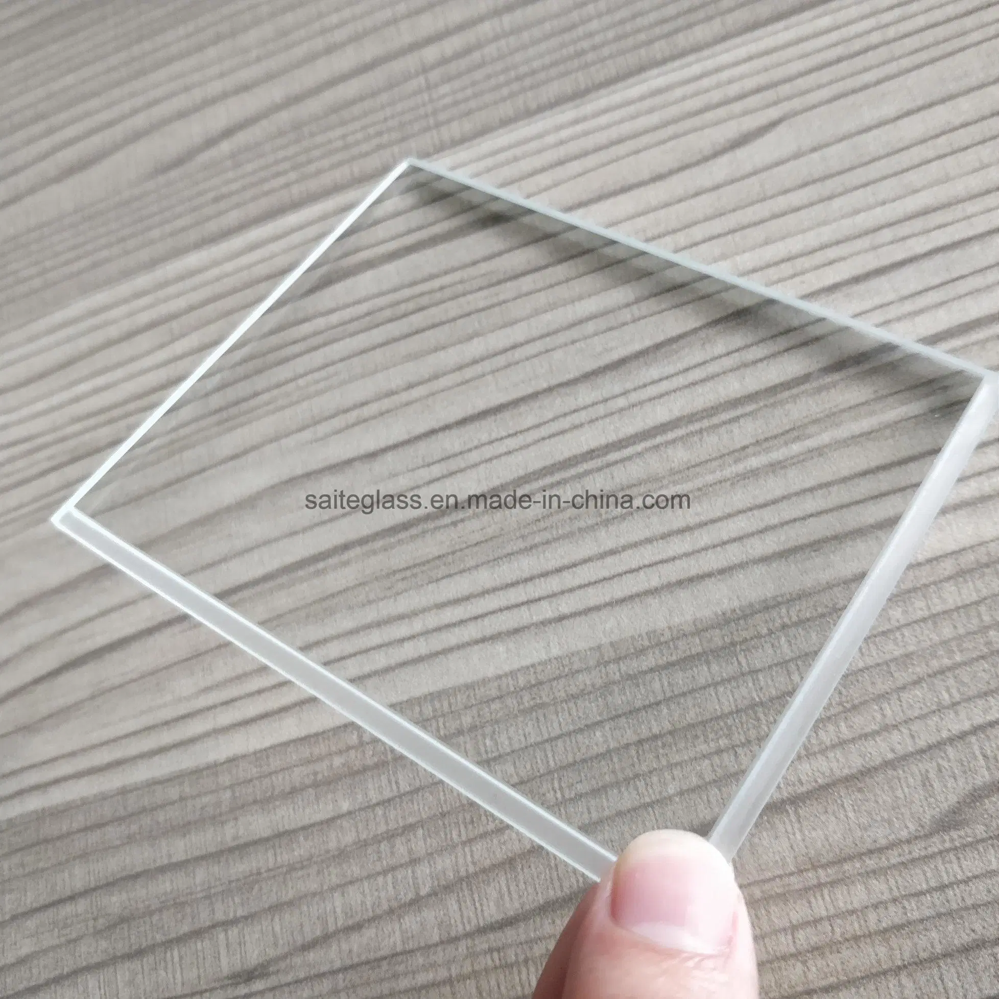 OEM Decorative Tempered Step Glass for LCD LED Lighting Lamp Shade