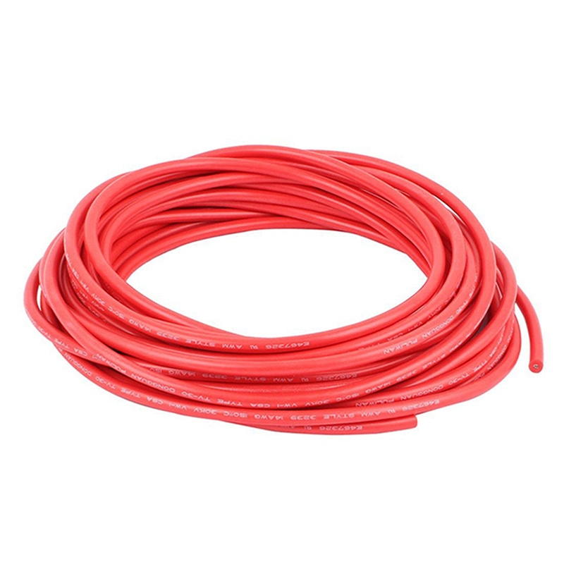 Venta caliente UL3122 Cable de alta temperatura de 0,5 mm2 recubierto de caucho de silicona Flexible Cable eléctrico