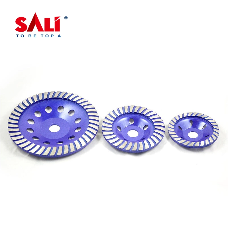 Sali Manufacture Sintered Diamond Turbo Cup Grinding Cup Wheel