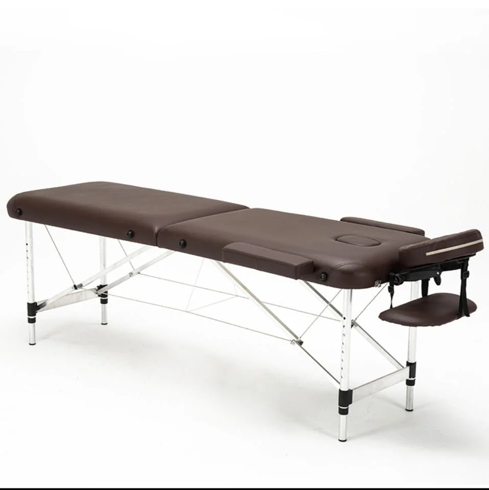 Hochey Medical Mesas e Camas de Massagem Portáteis Dobráveis Pretas SPA Altura Ajustável Mesa de Massagem Destacável