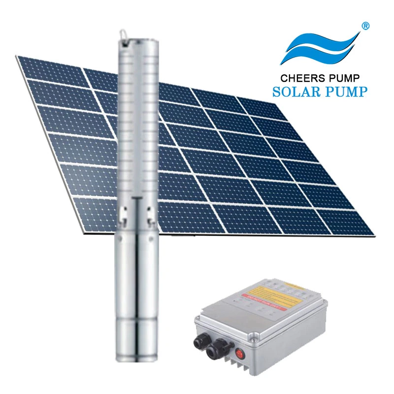 3HP 2.2kw 216V Hot Selling Deep Well High Lift Solar Water Pump System for River Garden